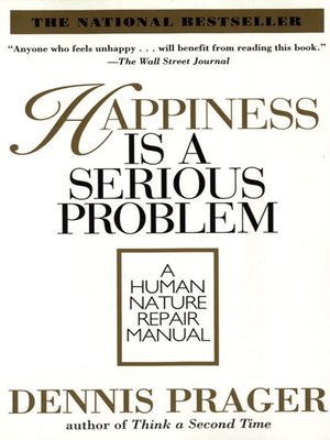 cover image of Happiness is a Serious Problem